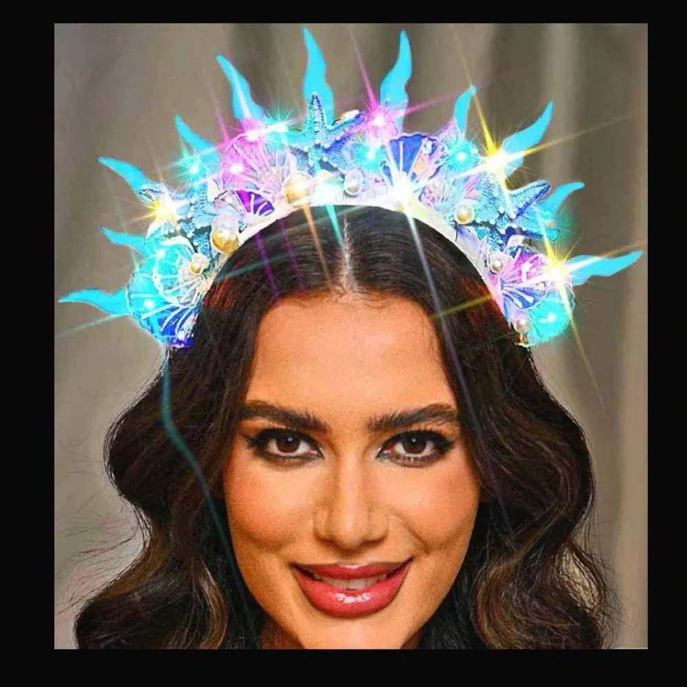 Zoestar Light-Up Starfish Headband